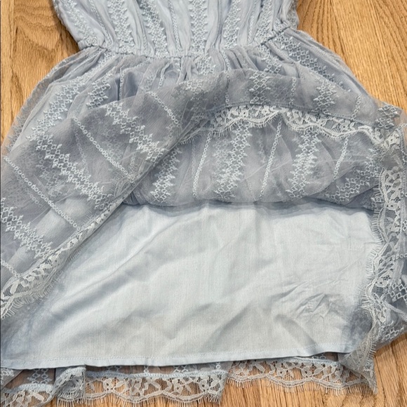Abercrombie Light Blue Lace Dress - Picture 3 of 5